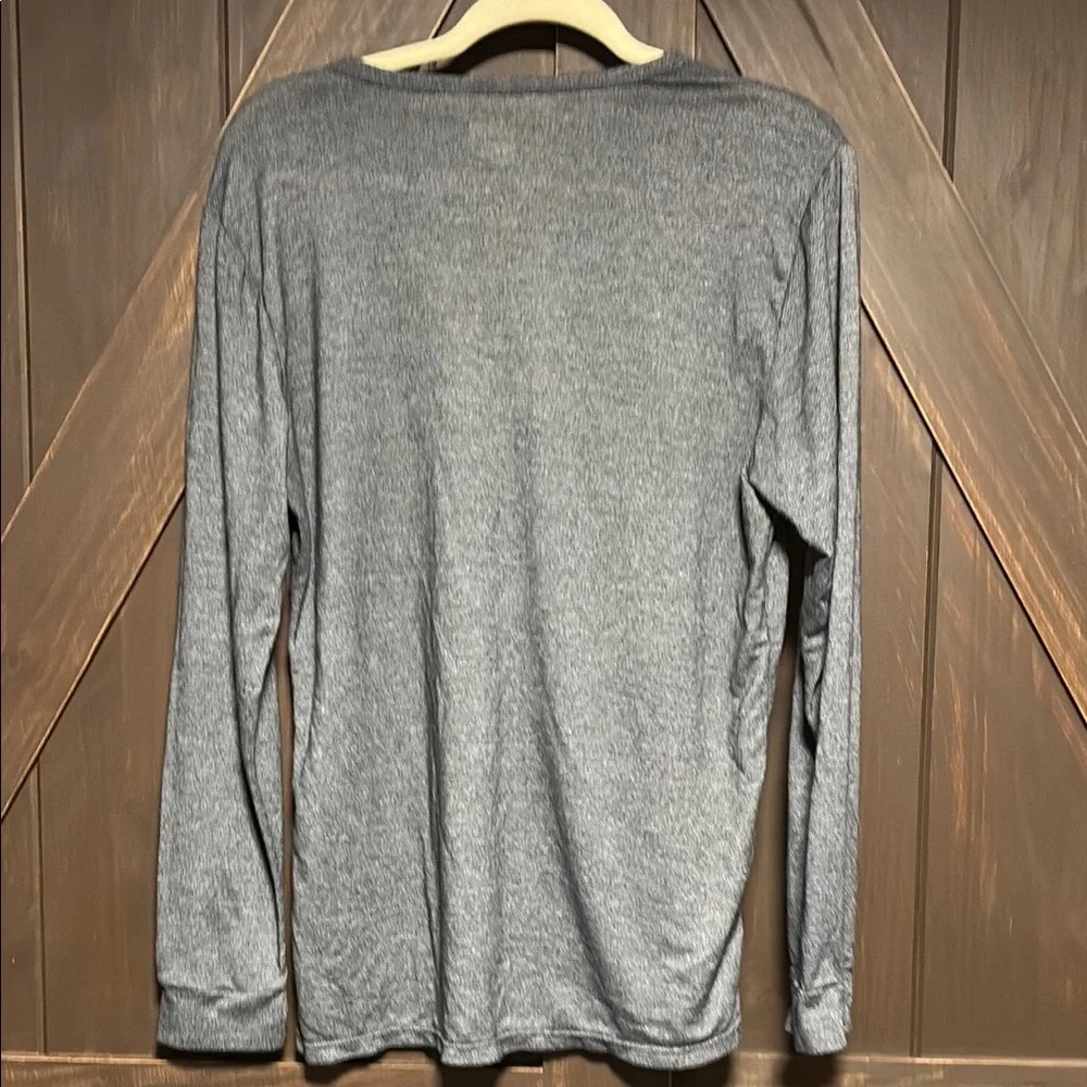 32 Degrees Gray Long Sleeve Tee Soft Heathered Fabric …Heat - Picture 6 of 7
